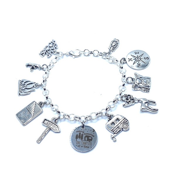 Camping Charm Bracelet Making Memories One Campsite At A Time - Picture 8 of 8